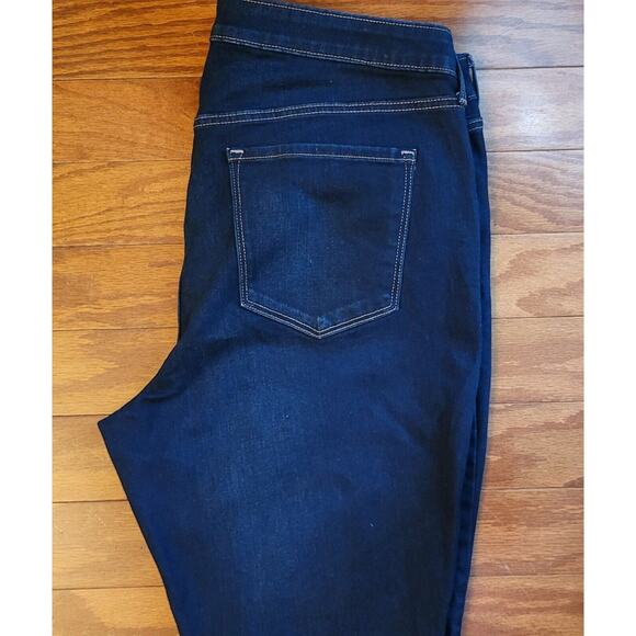 Old Navy Jeans Women Size 18 Skinny Dark Denim Jeans High-Rise - Picture 12 of 13